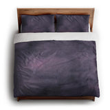Andromeda Watercolor Purple & Blue king - cotton - White Backing