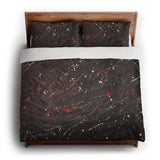 Edgar Red & Vintage Black king - cotton - White Backing