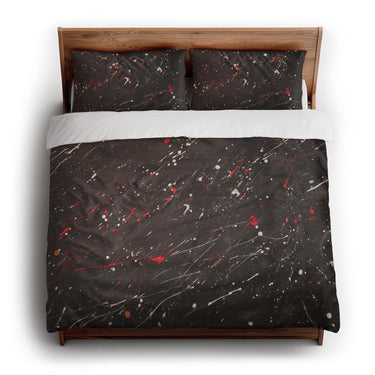 Edgar Red & Vintage Black king - cotton - White Backing