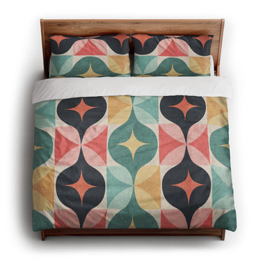 Maxine Multicolor king - cotton - White Backing