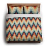 Firekaat Blue & Orange king - cotton - White Backing
