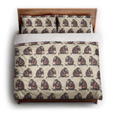 Thinking Chimps king - cotton - White Backing