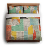 Djuna Ivory Multicolor king - cotton - White Backing