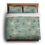 Open Water Kayakers king - cotton - White Backing