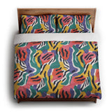Lorenza Multicolor king - cotton - White Backing