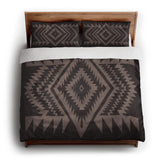 Reyno Neutral & Brown king - cotton - White Backing