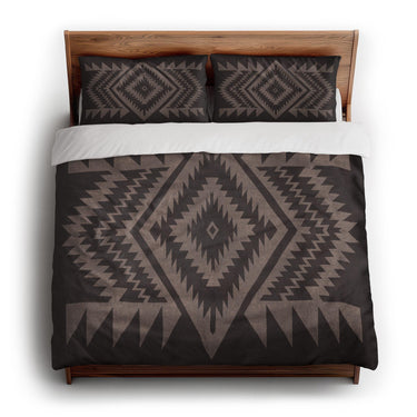 Reyno Neutral & Brown king - cotton - White Backing