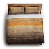 Ruidoso Brown & Orange king - cotton - White Backing