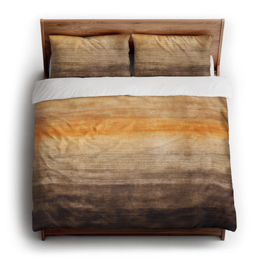 Ruidoso Brown & Orange king - cotton - White Backing