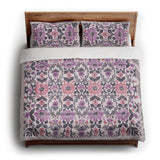 Corriana Pink & Purple king - cotton - White Backing