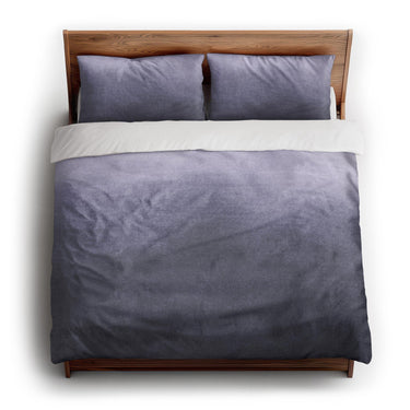 Kieran Watercolor Indigo Ombre king - cotton - White Backing