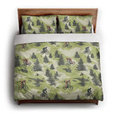 Mountain Bike Park king - cotton - White Backing