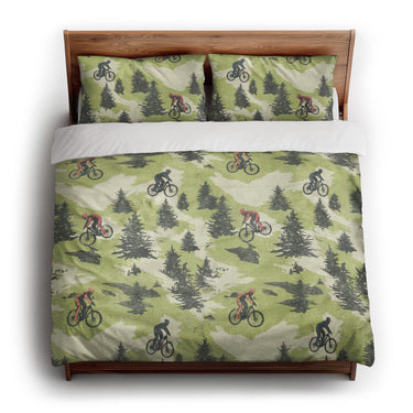 Mountain Bike Park king - cotton - White Backing