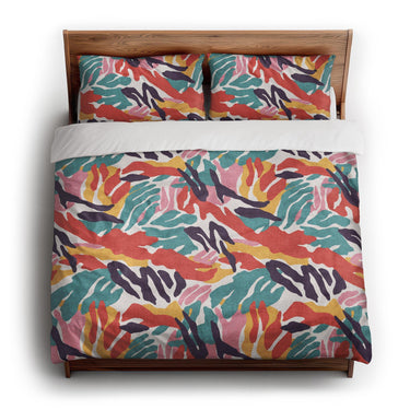 Cecilia Multicolor king - cotton - White Backing