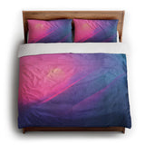 Siderays Blue & Pink king - cotton - White Backing