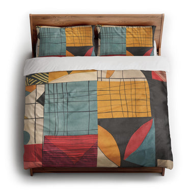 Avalon Multicolor king - cotton - White Backing