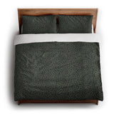 Kiva Green king - cotton - White Backing