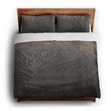 Kieran Watercolor Greige Ombre king - cotton - White Backing