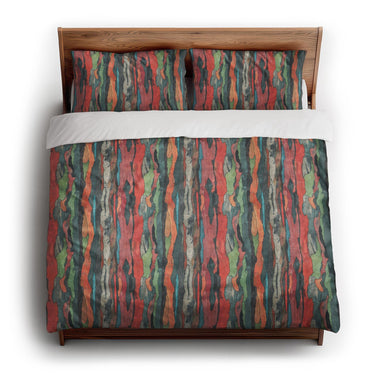 Rainbow Eucalyptus king - cotton - White Backing