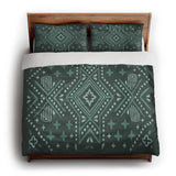 Durand Deep Turquoise king - cotton - White Backing