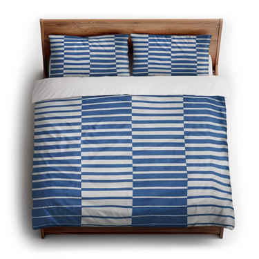 Spectra Blue king - cotton - White Backing