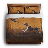 That Dog'll Hunt Orange king - cotton - White Backing
