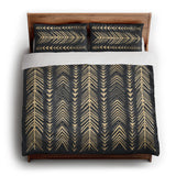 Yokanna Navy & Ivory king - cotton - White Backing