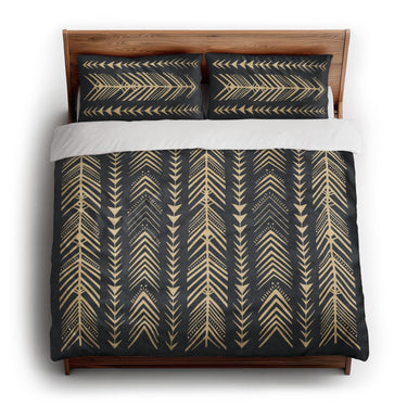 Yokanna Navy & Ivory king - cotton - White Backing