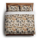 Desert Cowboys king - cotton - White Backing