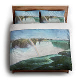 Niagara Falls Afternoon king - cotton - White Backing