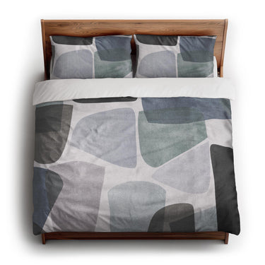 Tabitha Slate king - cotton - White Backing