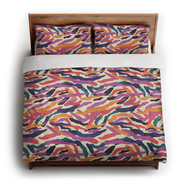 Alessa Multicolor king - cotton - White Backing