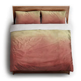 Kieran Watercolor Peach Ombre king - cotton - White Backing