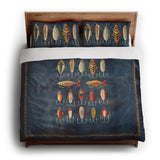 Fishing Lures king - cotton - White Backing