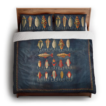 Fishing Lures king - cotton - White Backing