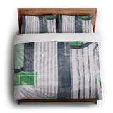 Gordian Green king - cotton - White Backing