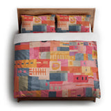 Velma Multicolor king - cotton - White Backing