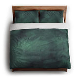 Andromeda Watercolor Teal king - cotton - White Backing