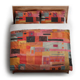 Nadia Multicolor king - cotton - White Backing