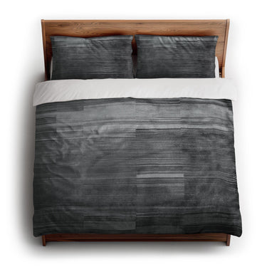 Astrid Grey king - cotton - White Backing