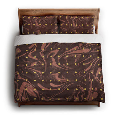 Acid Burn Clay & Yellow king - cotton - White Backing
