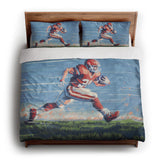 8 Bit Running Back king - cotton - White Backing