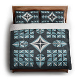 Remy Navy Blue king - cotton - White Backing