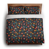 Bokeh at Night king - cotton - White Backing