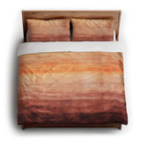 Ruidoso Red & Orange king - cotton - White Backing