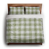 Buffalo Plaid Light Sage king - cotton - White Backing