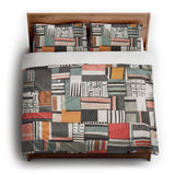 Ashton Multicolor king - cotton - White Backing