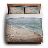 On the Beach by Fidelia Bridges king - cotton - White Backing