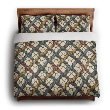 Naval Rope Multicolor king - cotton - White Backing