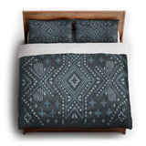 Durand Navy Blue king - cotton - White Backing